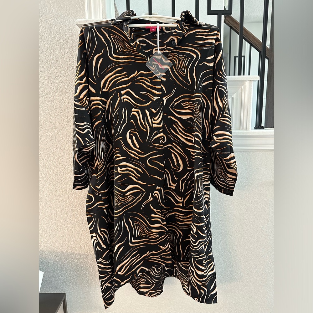 Animal print dress